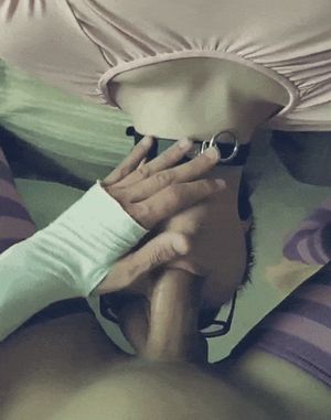 Femboy fucks his friend's throat and massages the bulge