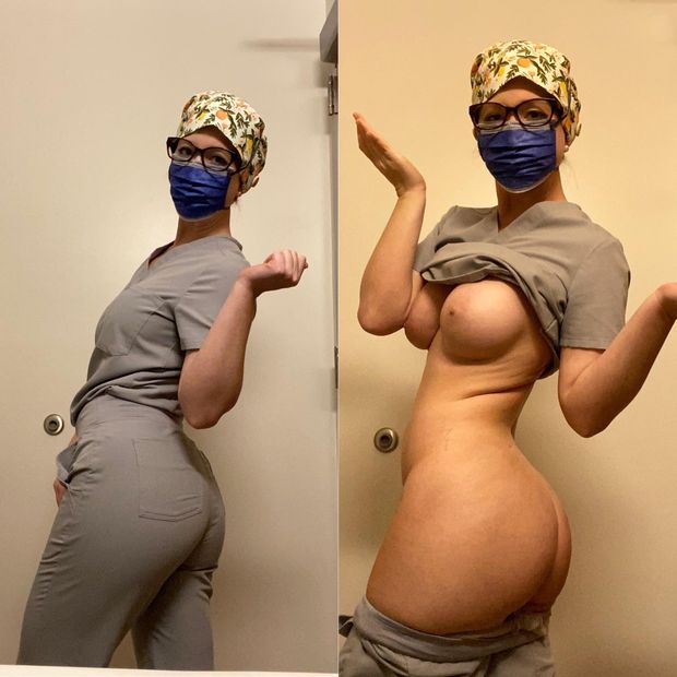 Big ass big tits nurse