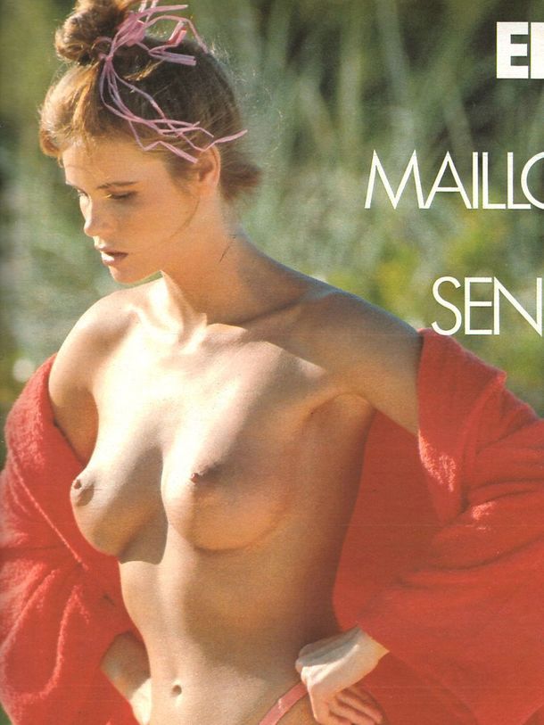 Elle Macpherson topless for Elle Magazine