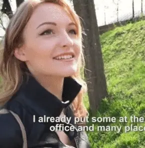 Cute Belle Claire talking