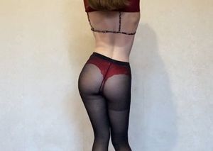 Taking Off Red Dress