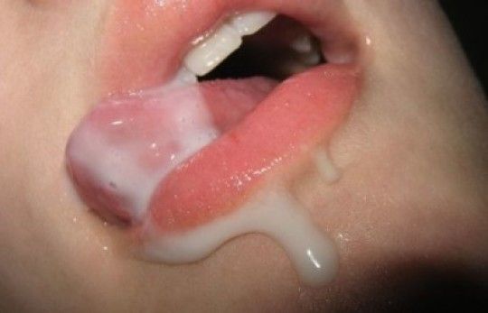 Cum on face
