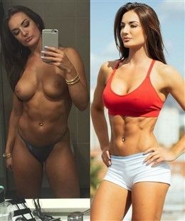 Fitness babe before and after nude