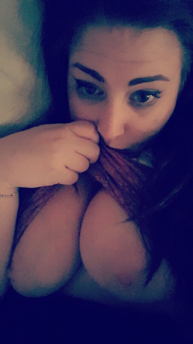 Shy big tits
