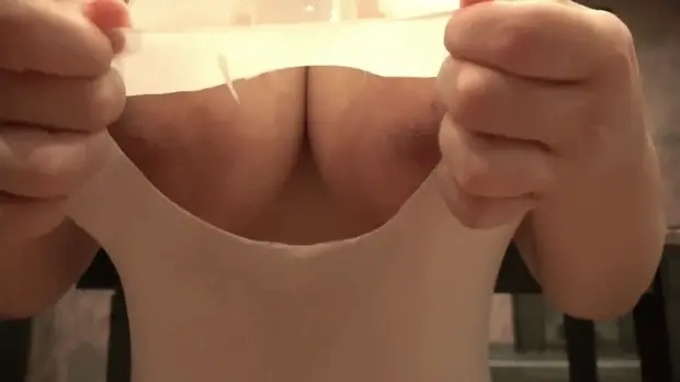 Cum on juicy tits
