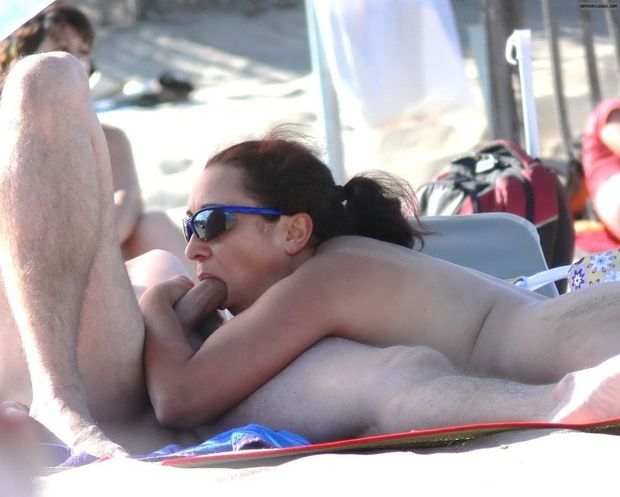 he and she are on the beach