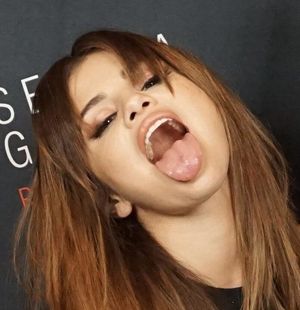 Aim for the back of Selena Gomez’ throat