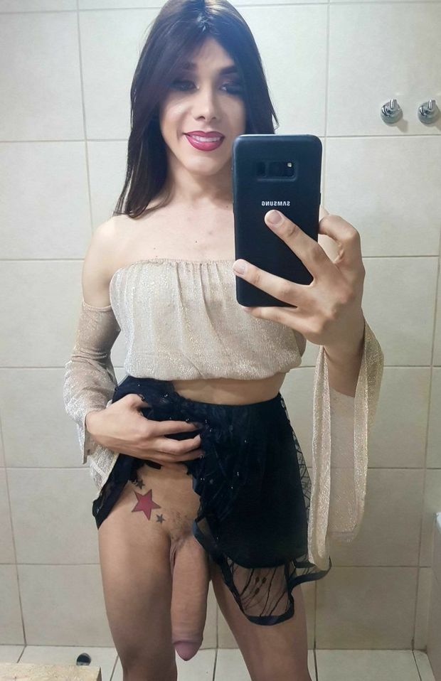 Mirror mirror on the wall I have a sexy girlz cock to challenge them all