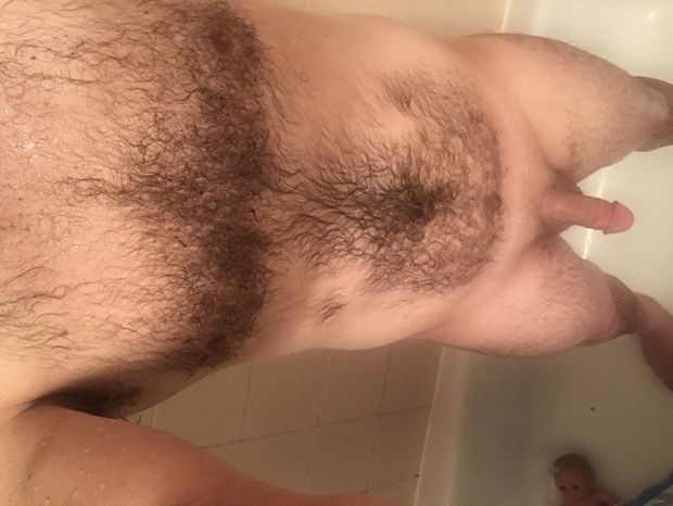 Wet dude body
