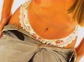 pretty stripping lady