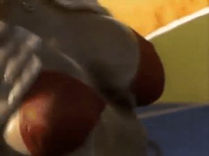 red bikini boobs out