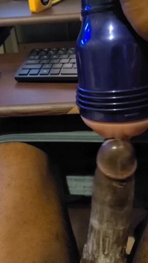 Creamy BBC Fleshlight Stroke