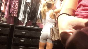 You want to cum on her sweet ass