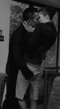 When the rich businessman saw her enter the room with Luke, he smiled... then he started to kiss Bex, groping her big married ass