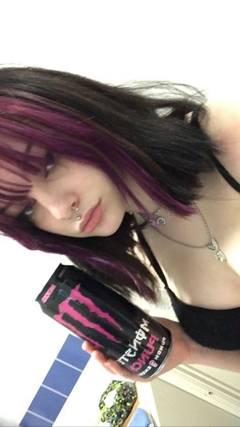 pink hair monster