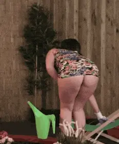 Watching your mom garden