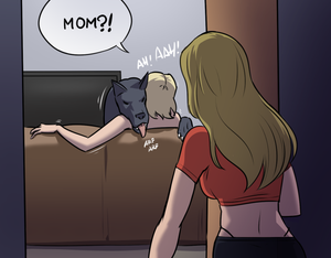 babe & powered-down werewolf