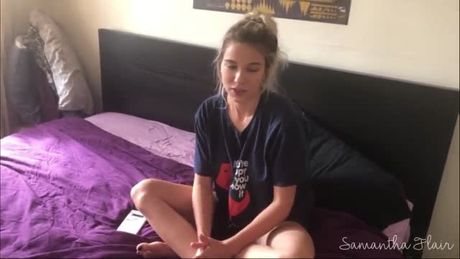 Sister-in-law caught masturbating! POV Samantha Flair