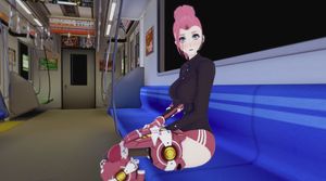 (3D Hentai) Sex with android chick (Cyberpunk)