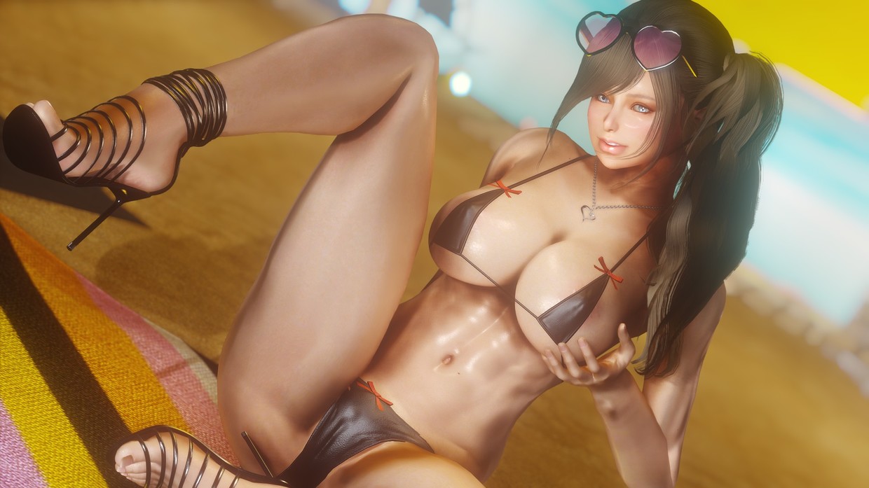 Busty Skyrim Model