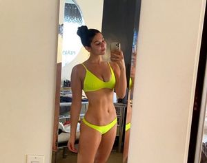 Kira Kosarin Sweaty In Bikini