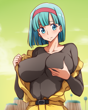 bulma (dragon ball and 1 more) drawn by runaru