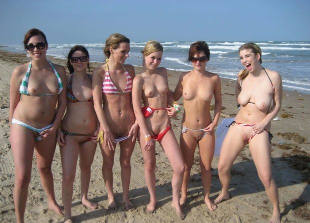 Group Beach Flashing