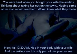 the anklets on your wife