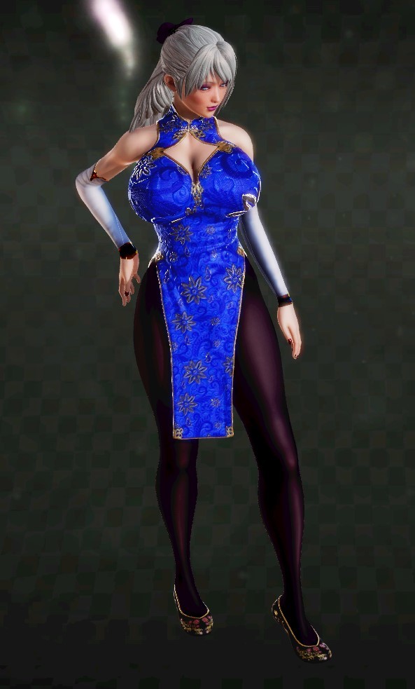Elegant harem bimbo