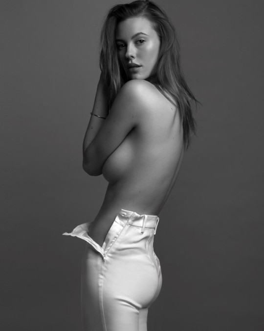 Topless with great ass