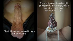 she told you she wanted to try a ffm threesome...