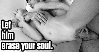 Disappear into your man.
