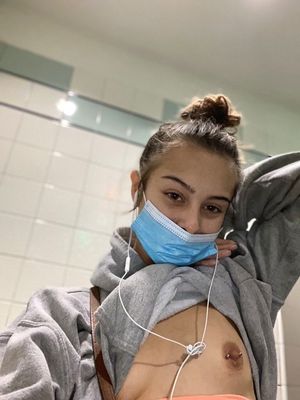 Flashing Pierced Nipple