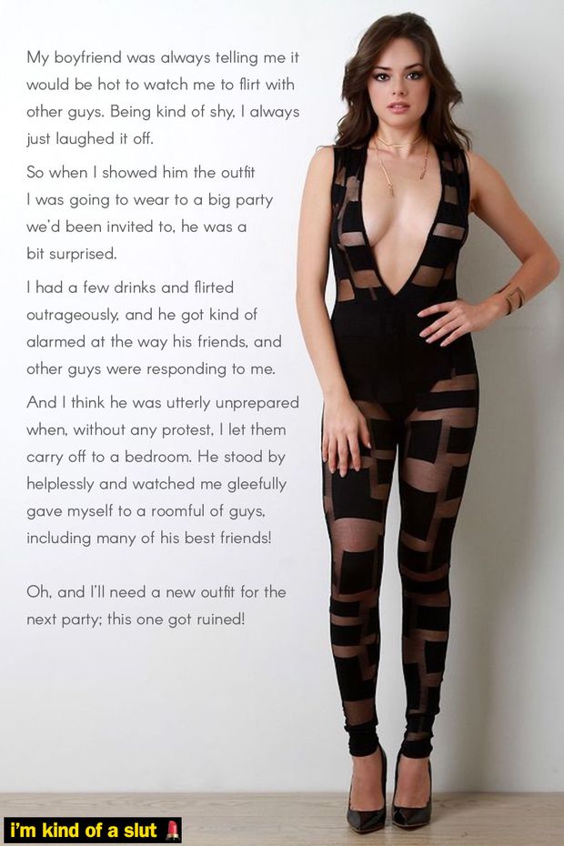"Sure, I'll flirt. Just be prepared for what comes next," grrrl tells her astonished BF.