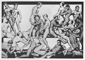 Gay orgy