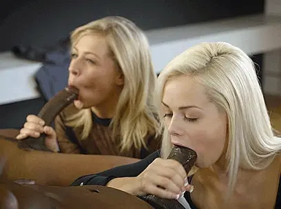 Blonde blowjob
