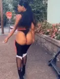 Bel culo da ragazza nera sexy