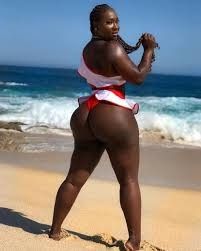 black with a great ass.