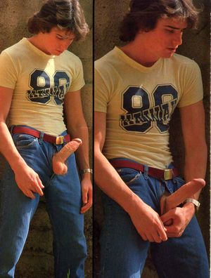 Handsome guy with awesome cock