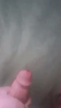 My hard cock spraying cum