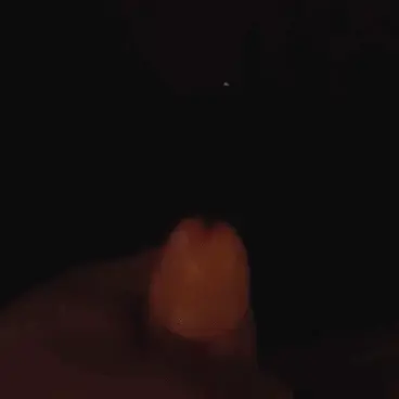 My cock dripping cum while I stroke it