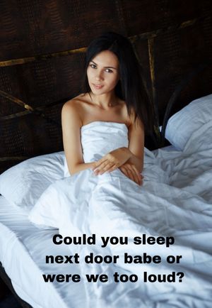 of course you heard us...our grunts were 2 totally diff sounds