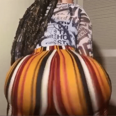 Hot Black babe Raychiel jiggles her butt Gif | Sex.com
