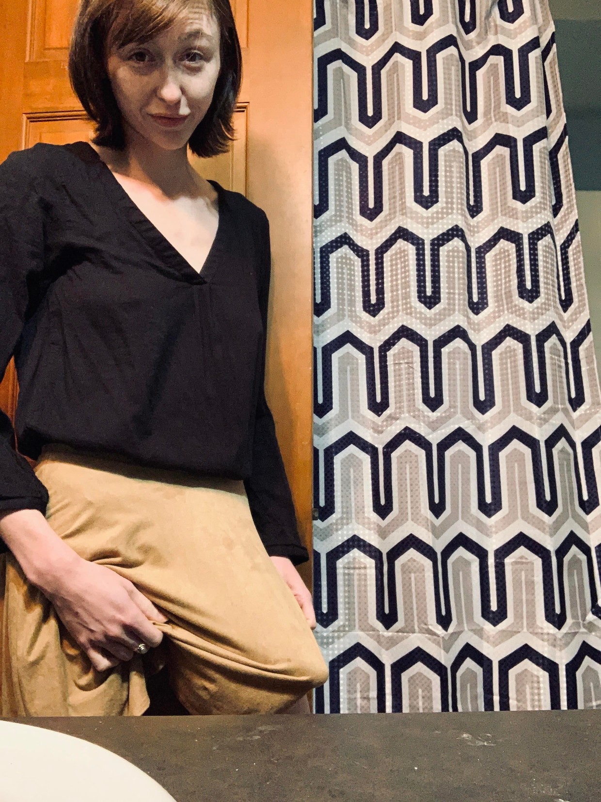 Call me mom and I will give you what is under my skirt