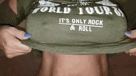 Releasing Big Boobies From T Shirt