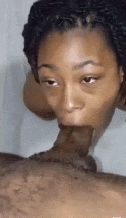 Can barely fit it in her mouth