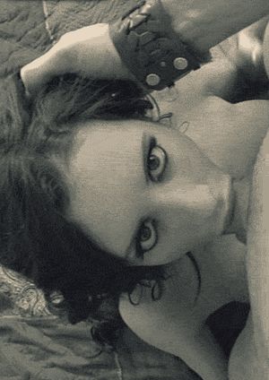 Rebecca's eyes and her throat