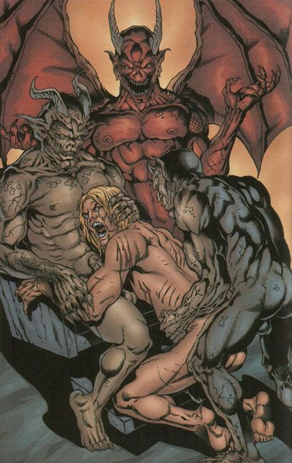 Demon gang bang