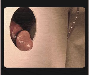 He Slipped His Cock Into The Hole & Waited For The Gasps