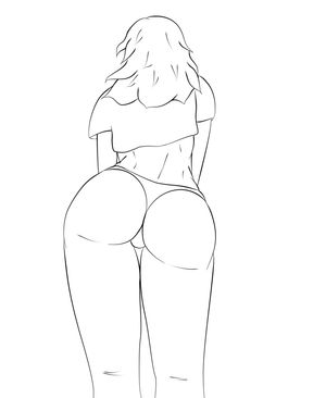Drawn ass skate(unfinished)